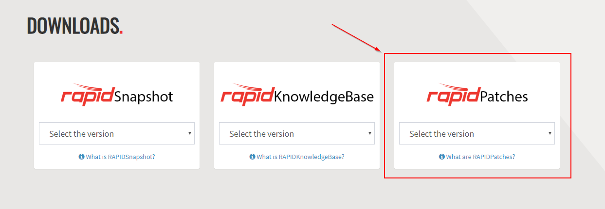  Platform: Updates 1.5.0 Image: Rapid4Cloud Platform download patches