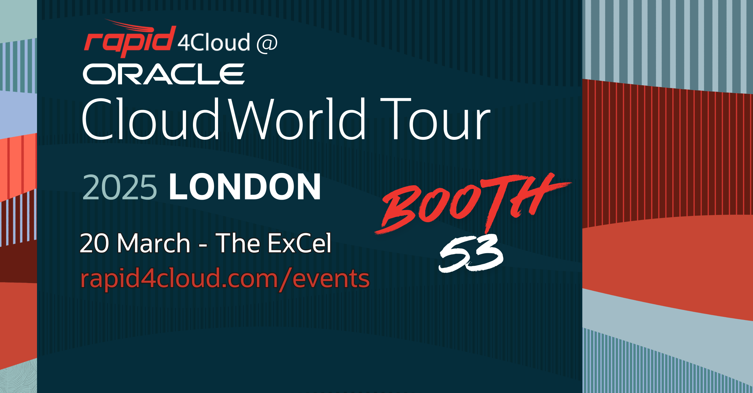 20 March - The ExCel London rapid4cloud.comevents
